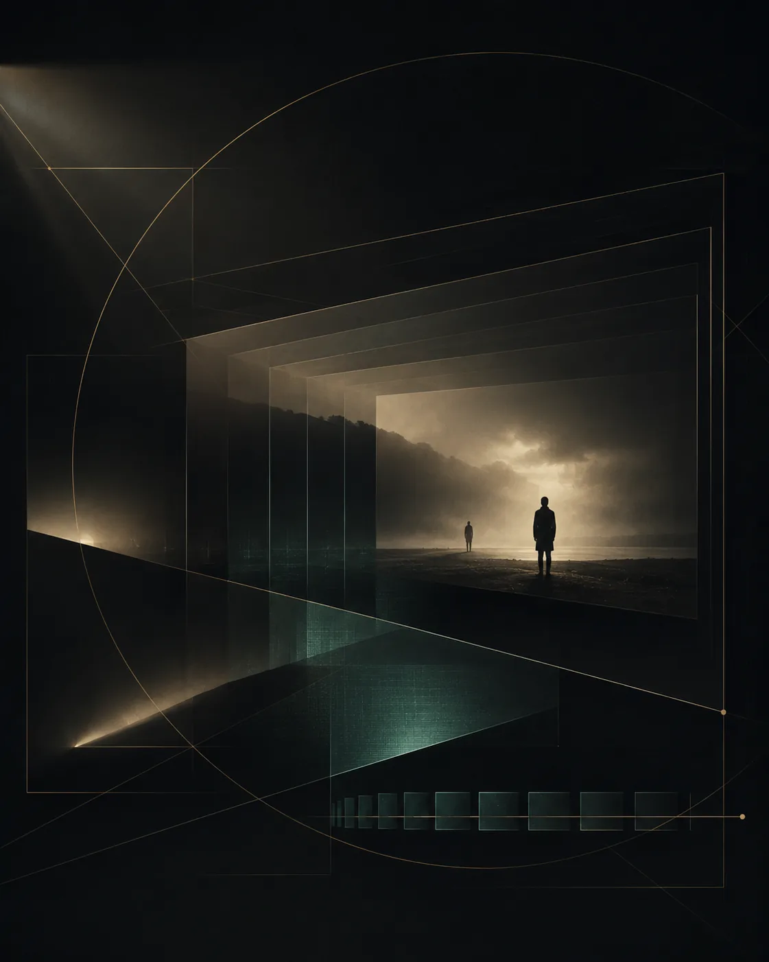 Cinematic artwork representing television discovery on ESX